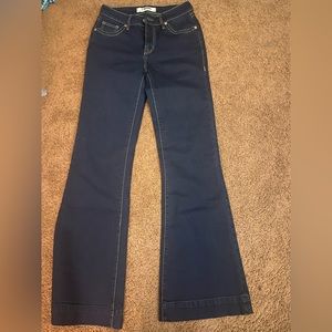Rock & Roll Cowgirl Dark Blue Boot Cut Jeans